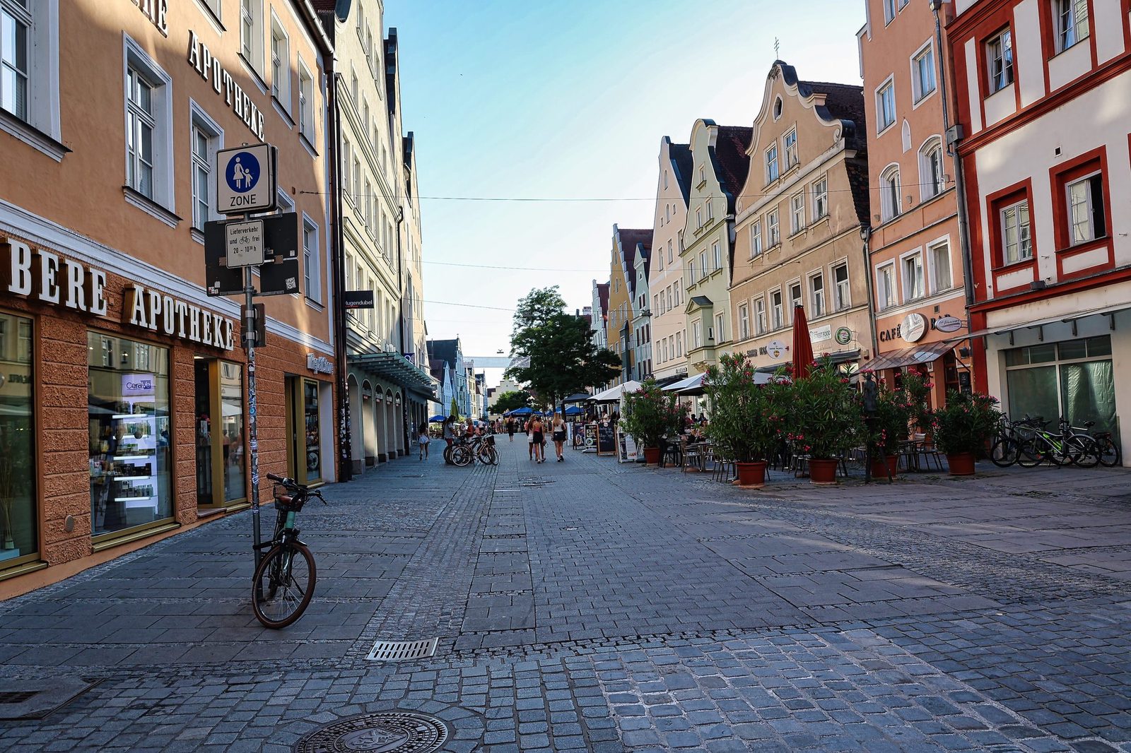 Fußgängerzone zum Bummeln