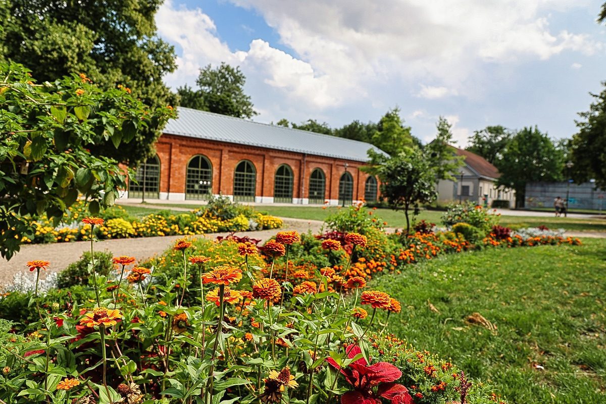 Orangerie-Beete im Klenzepark